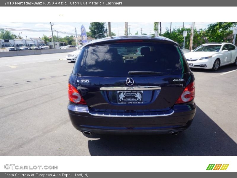 Capri Blue Metallic / Cashmere 2010 Mercedes-Benz R 350 4Matic