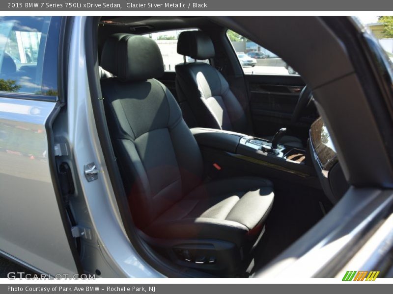 Glacier Silver Metallic / Black 2015 BMW 7 Series 750Li xDrive Sedan