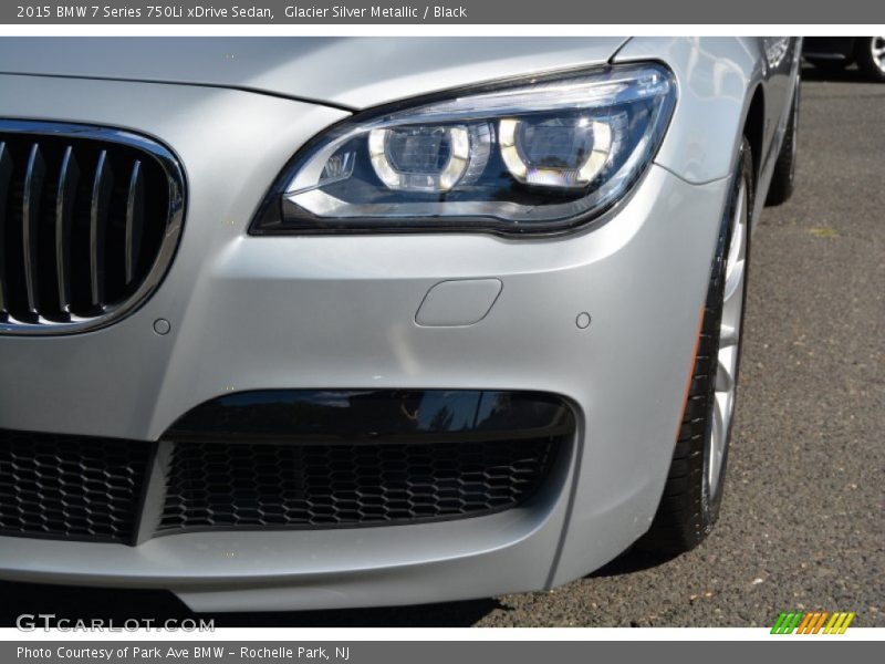 Glacier Silver Metallic / Black 2015 BMW 7 Series 750Li xDrive Sedan