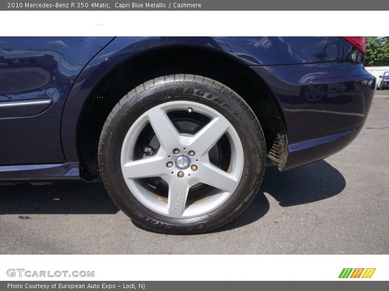Capri Blue Metallic / Cashmere 2010 Mercedes-Benz R 350 4Matic
