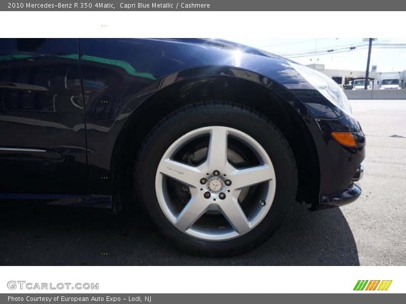 Capri Blue Metallic / Cashmere 2010 Mercedes-Benz R 350 4Matic