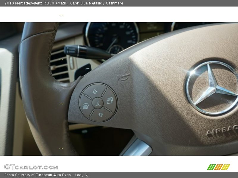 Capri Blue Metallic / Cashmere 2010 Mercedes-Benz R 350 4Matic