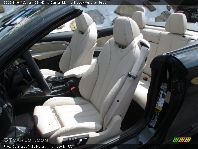 Jet Black / Venetian Beige 2016 BMW 4 Series 428i xDrive Convertible