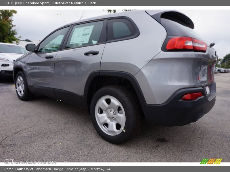 Billet Silver Metallic / Black 2016 Jeep Cherokee Sport