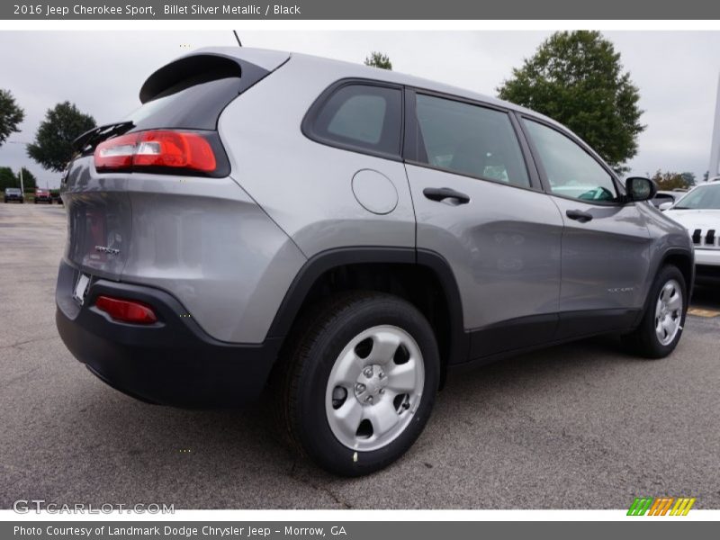Billet Silver Metallic / Black 2016 Jeep Cherokee Sport