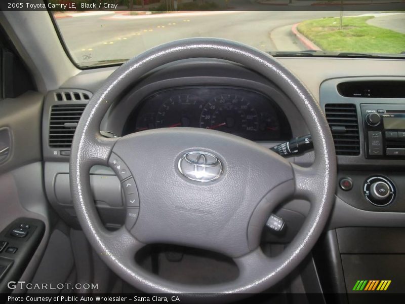 Black / Gray 2005 Toyota Camry LE