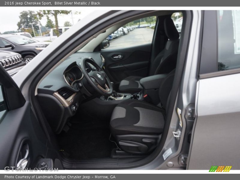 Billet Silver Metallic / Black 2016 Jeep Cherokee Sport