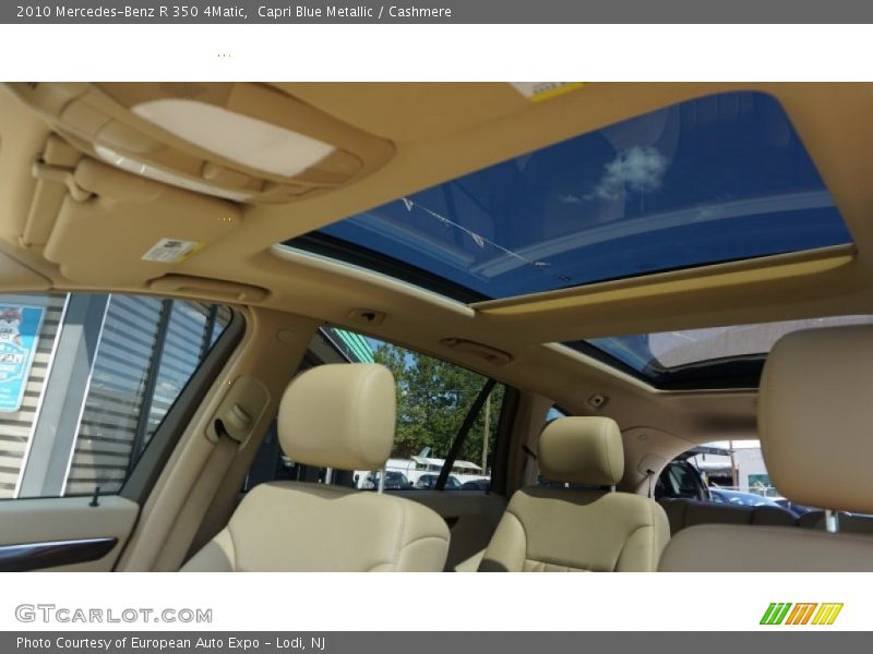 Capri Blue Metallic / Cashmere 2010 Mercedes-Benz R 350 4Matic