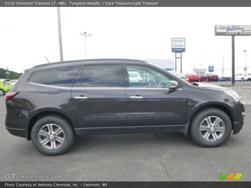 Tungsten Metallic / Dark Titanium/Light Titanium 2016 Chevrolet Traverse LT AWD