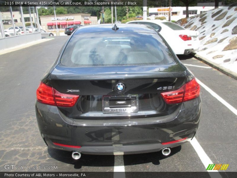 Black Sapphire Metallic / Black 2016 BMW 4 Series 435i xDrive Gran Coupe