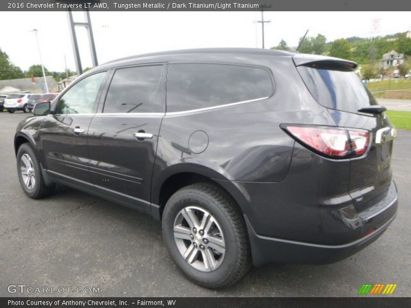 Tungsten Metallic / Dark Titanium/Light Titanium 2016 Chevrolet Traverse LT AWD