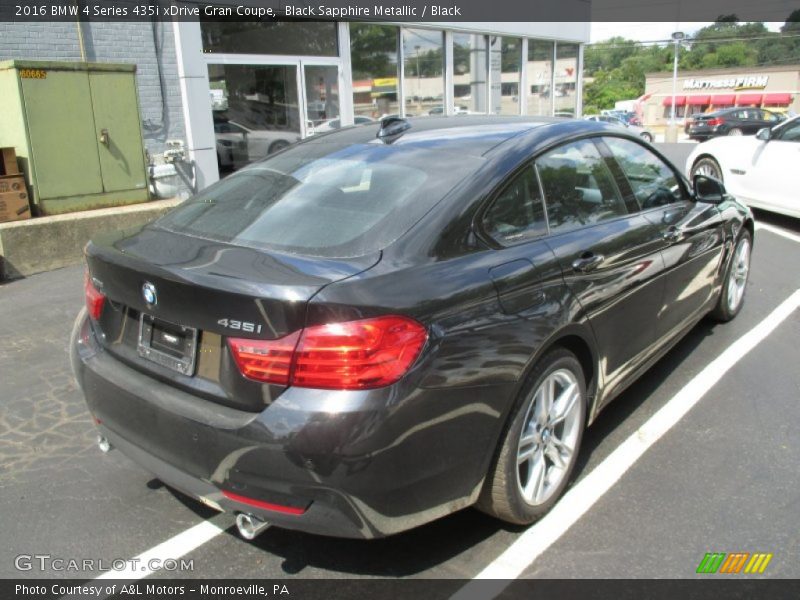 Black Sapphire Metallic / Black 2016 BMW 4 Series 435i xDrive Gran Coupe