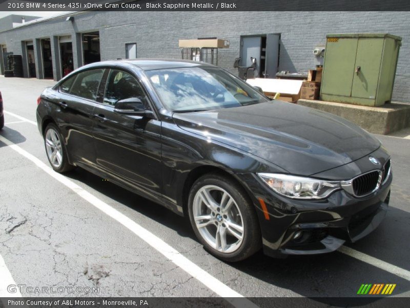 Black Sapphire Metallic / Black 2016 BMW 4 Series 435i xDrive Gran Coupe