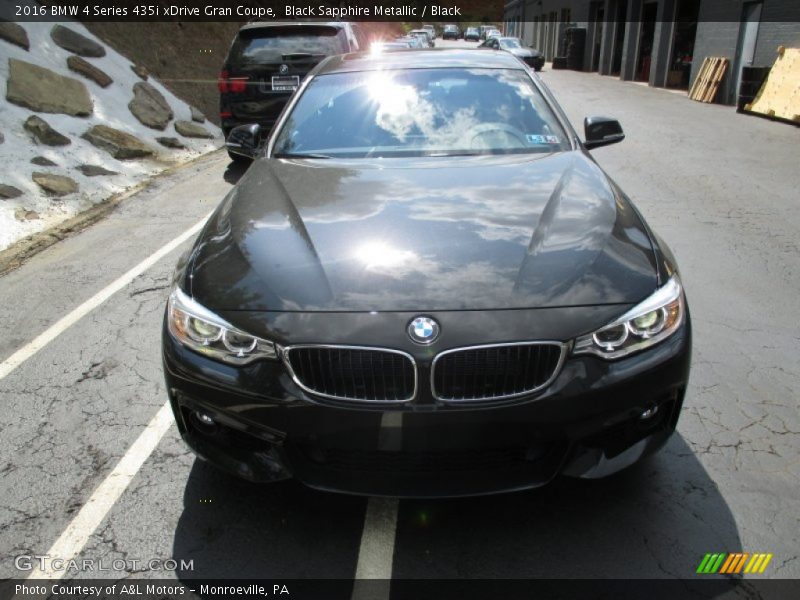 Black Sapphire Metallic / Black 2016 BMW 4 Series 435i xDrive Gran Coupe