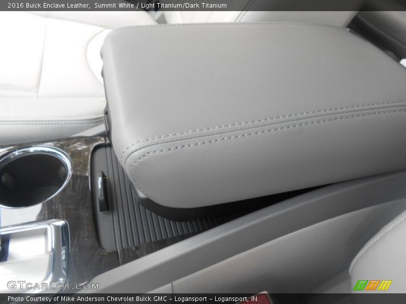 Summit White / Light Titanium/Dark Titanium 2016 Buick Enclave Leather