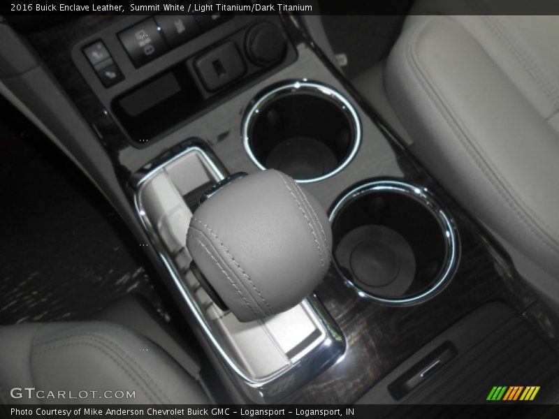 Summit White / Light Titanium/Dark Titanium 2016 Buick Enclave Leather