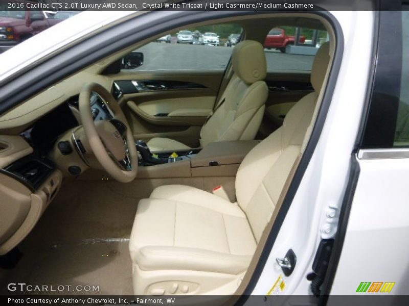 Front Seat of 2016 CTS 2.0T Luxury AWD Sedan