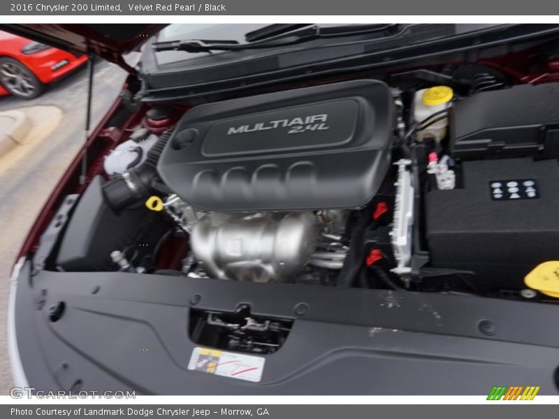 Velvet Red Pearl / Black 2016 Chrysler 200 Limited
