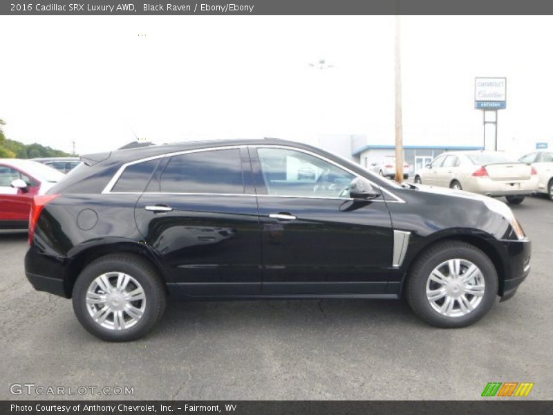 Black Raven / Ebony/Ebony 2016 Cadillac SRX Luxury AWD