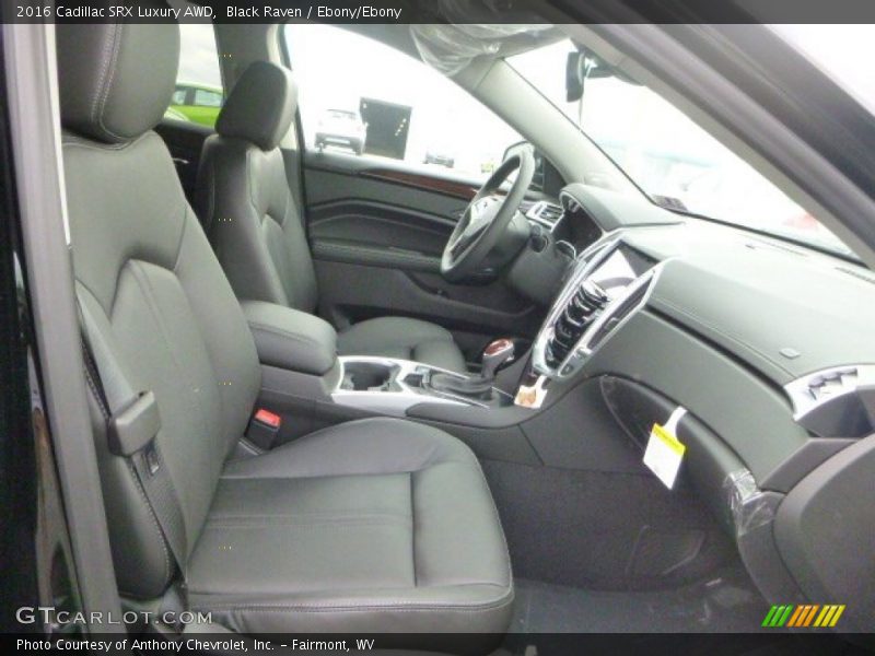 Black Raven / Ebony/Ebony 2016 Cadillac SRX Luxury AWD