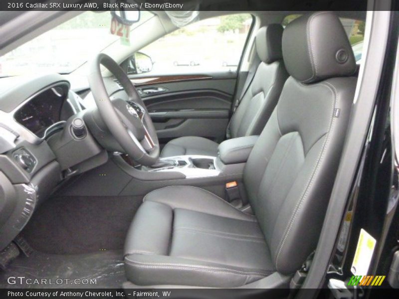 Front Seat of 2016 SRX Luxury AWD