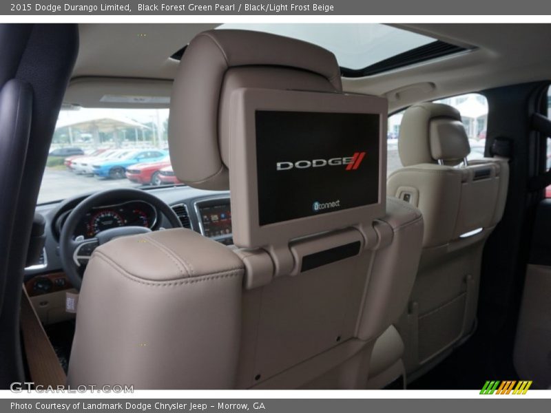 Black Forest Green Pearl / Black/Light Frost Beige 2015 Dodge Durango Limited