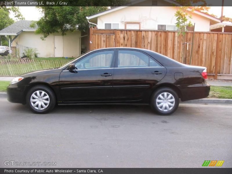 Black / Gray 2005 Toyota Camry LE