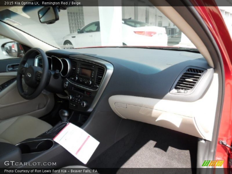 Remington Red / Beige 2015 Kia Optima LX
