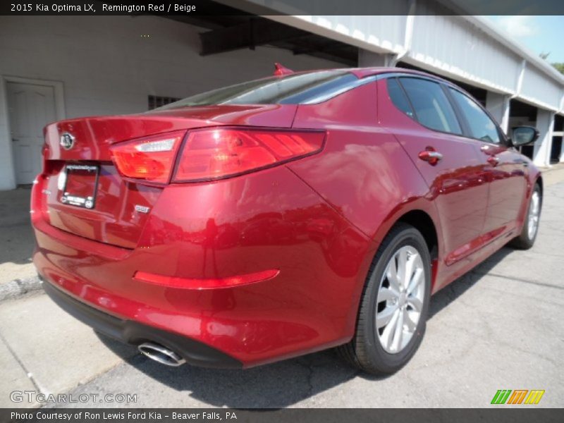 Remington Red / Beige 2015 Kia Optima LX