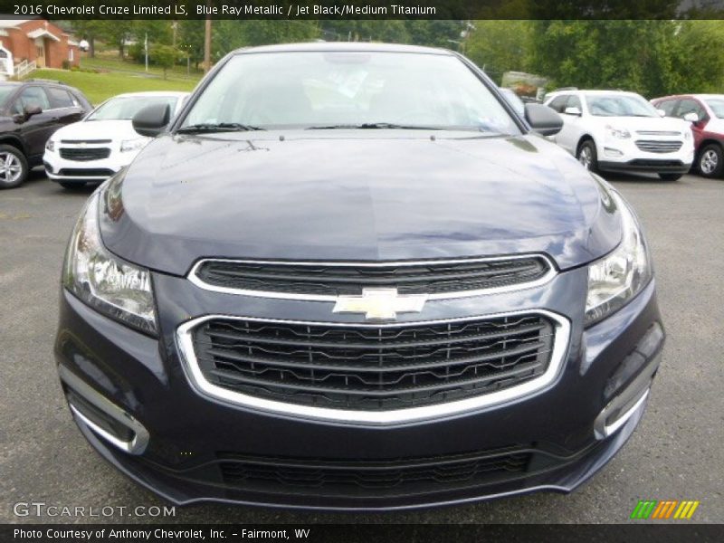 Blue Ray Metallic / Jet Black/Medium Titanium 2016 Chevrolet Cruze Limited LS