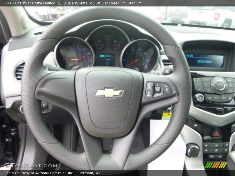 Blue Ray Metallic / Jet Black/Medium Titanium 2016 Chevrolet Cruze Limited LS