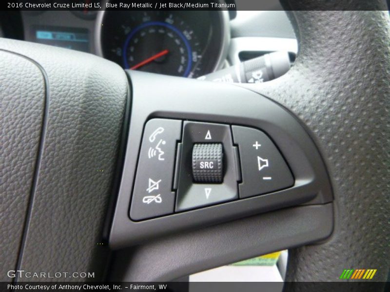 Blue Ray Metallic / Jet Black/Medium Titanium 2016 Chevrolet Cruze Limited LS