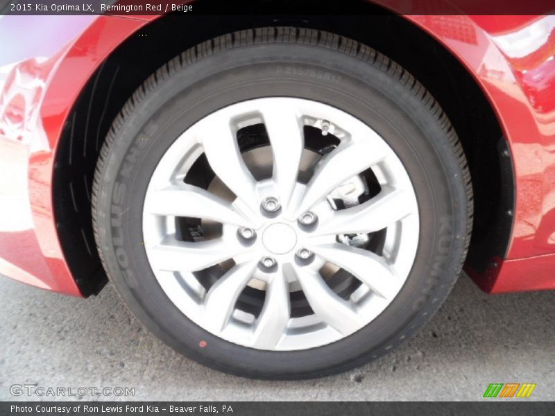 Remington Red / Beige 2015 Kia Optima LX