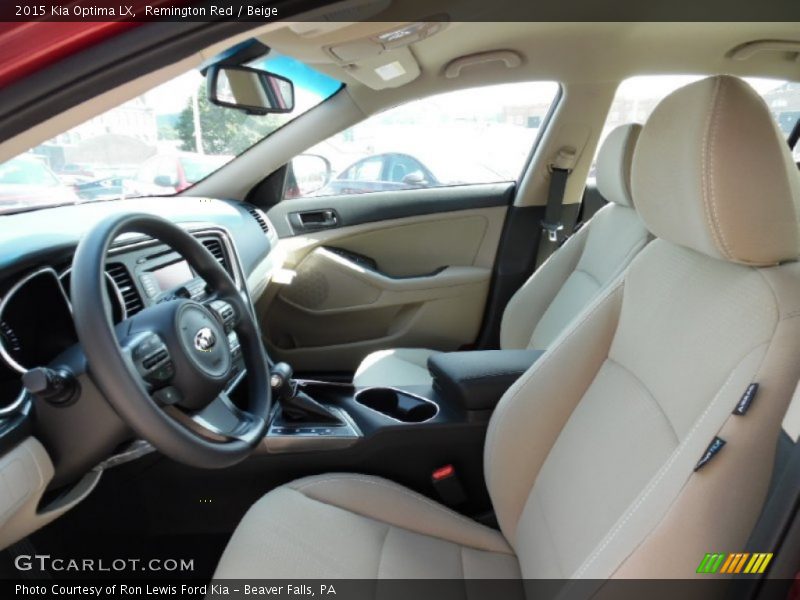 Remington Red / Beige 2015 Kia Optima LX