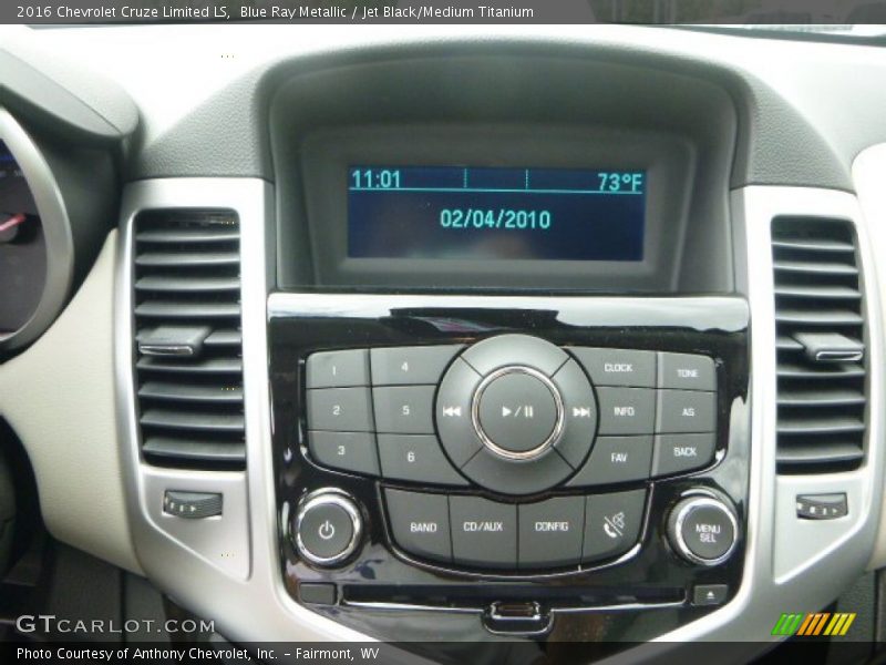 Blue Ray Metallic / Jet Black/Medium Titanium 2016 Chevrolet Cruze Limited LS
