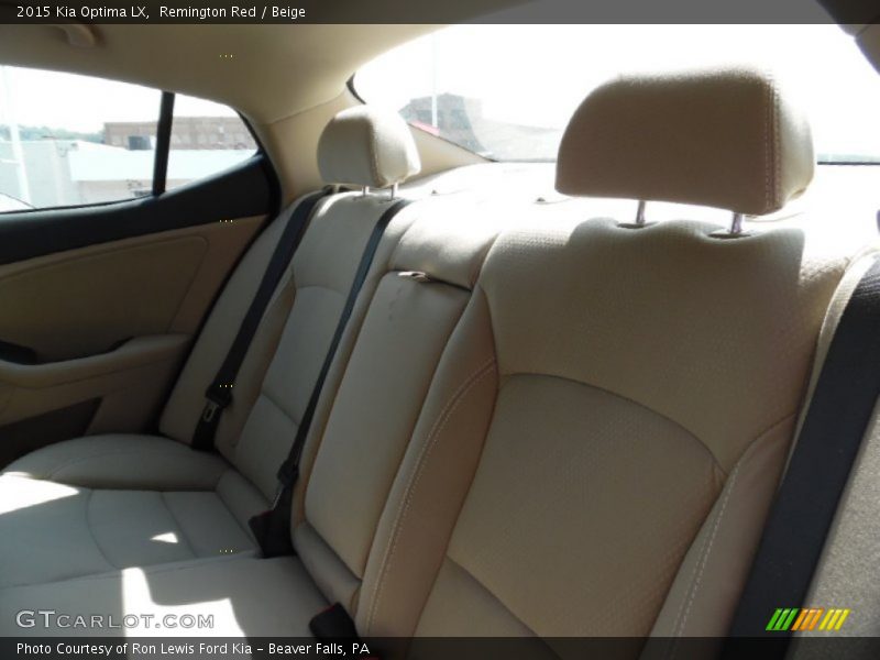 Remington Red / Beige 2015 Kia Optima LX