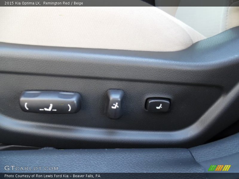 Remington Red / Beige 2015 Kia Optima LX