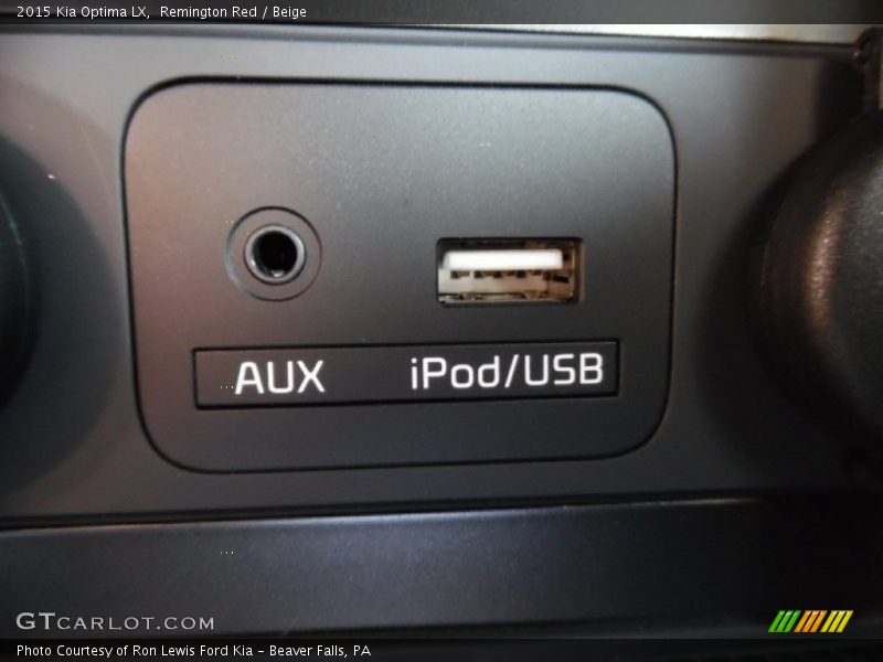 Remington Red / Beige 2015 Kia Optima LX