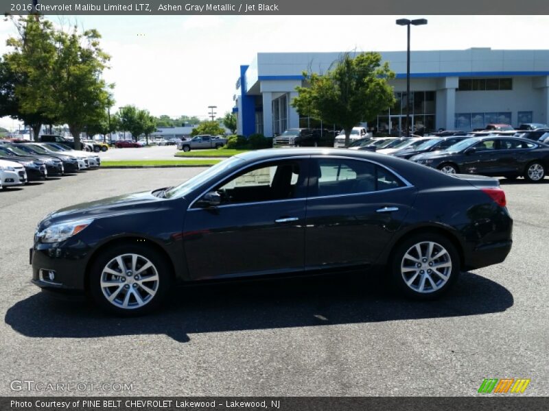 Ashen Gray Metallic / Jet Black 2016 Chevrolet Malibu Limited LTZ