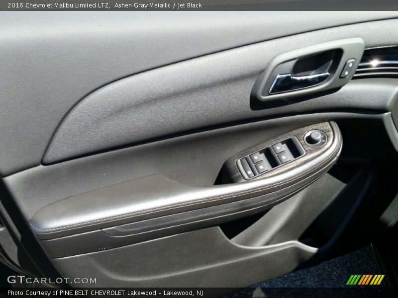 Ashen Gray Metallic / Jet Black 2016 Chevrolet Malibu Limited LTZ