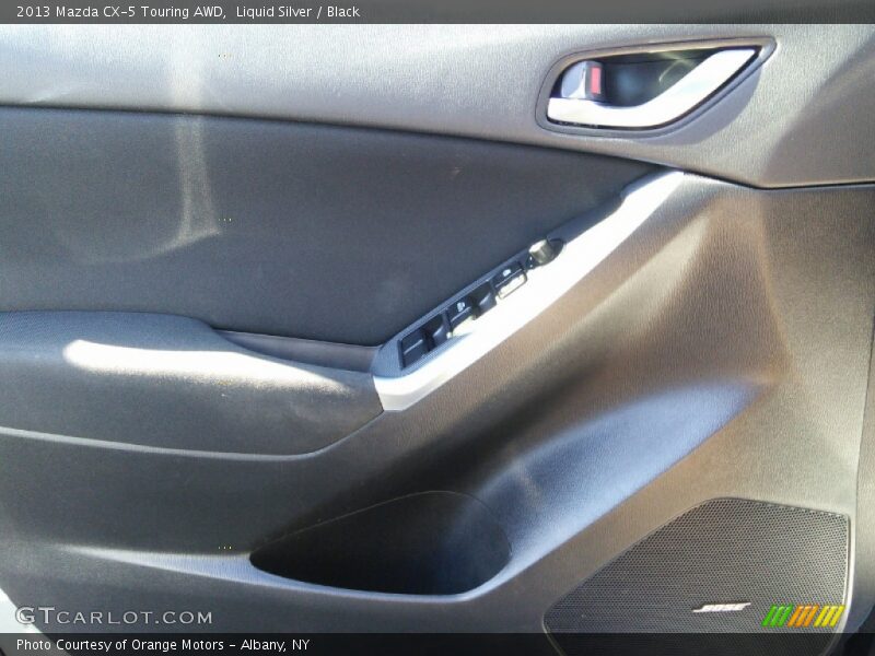 Liquid Silver / Black 2013 Mazda CX-5 Touring AWD