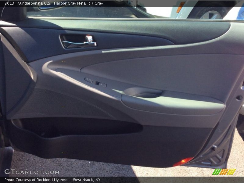 Harbor Gray Metallic / Gray 2013 Hyundai Sonata GLS
