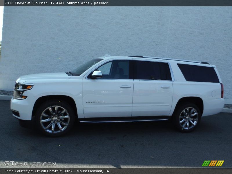 Summit White / Jet Black 2016 Chevrolet Suburban LTZ 4WD