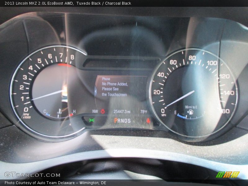 Tuxedo Black / Charcoal Black 2013 Lincoln MKZ 2.0L EcoBoost AWD