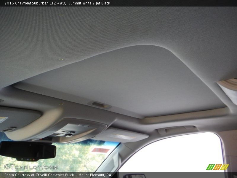 Summit White / Jet Black 2016 Chevrolet Suburban LTZ 4WD