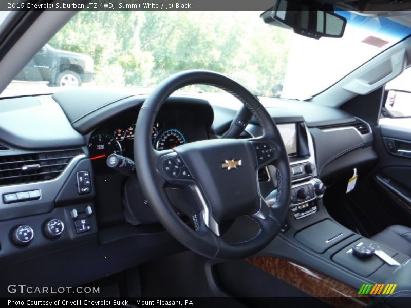 Summit White / Jet Black 2016 Chevrolet Suburban LTZ 4WD