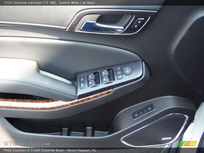 Summit White / Jet Black 2016 Chevrolet Suburban LTZ 4WD