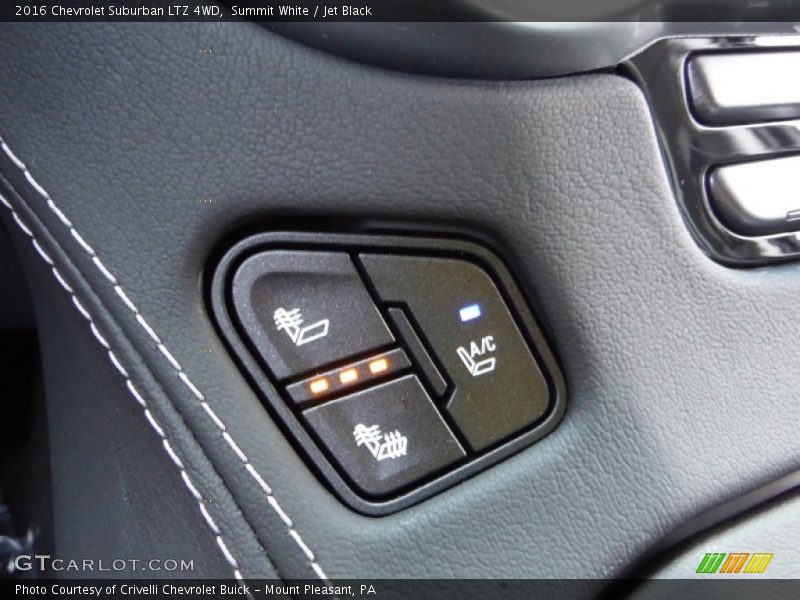 Summit White / Jet Black 2016 Chevrolet Suburban LTZ 4WD