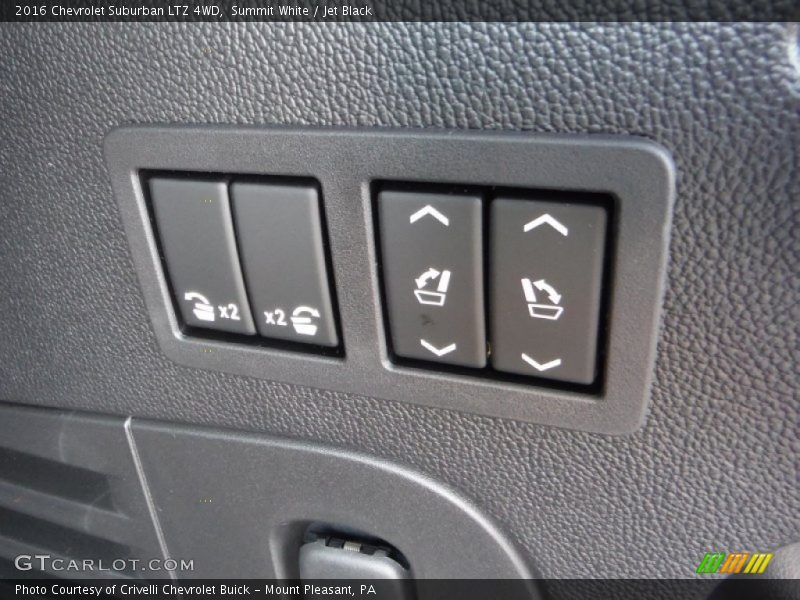 Summit White / Jet Black 2016 Chevrolet Suburban LTZ 4WD