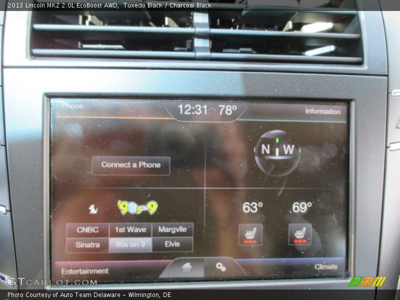 Tuxedo Black / Charcoal Black 2013 Lincoln MKZ 2.0L EcoBoost AWD